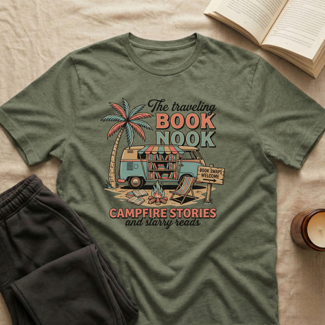 The Traveling Book Nook T-Shirt