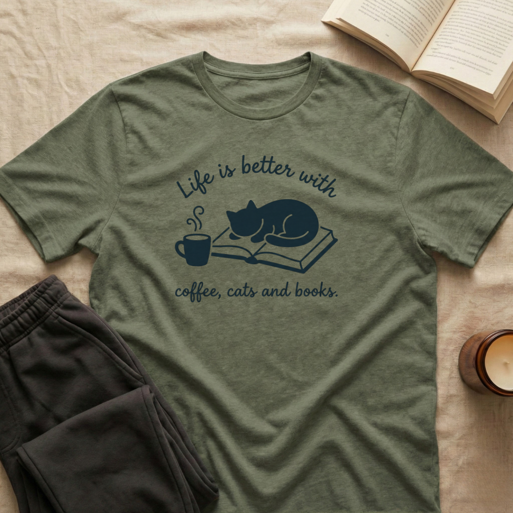 Life Is Better With Books T-Shirt