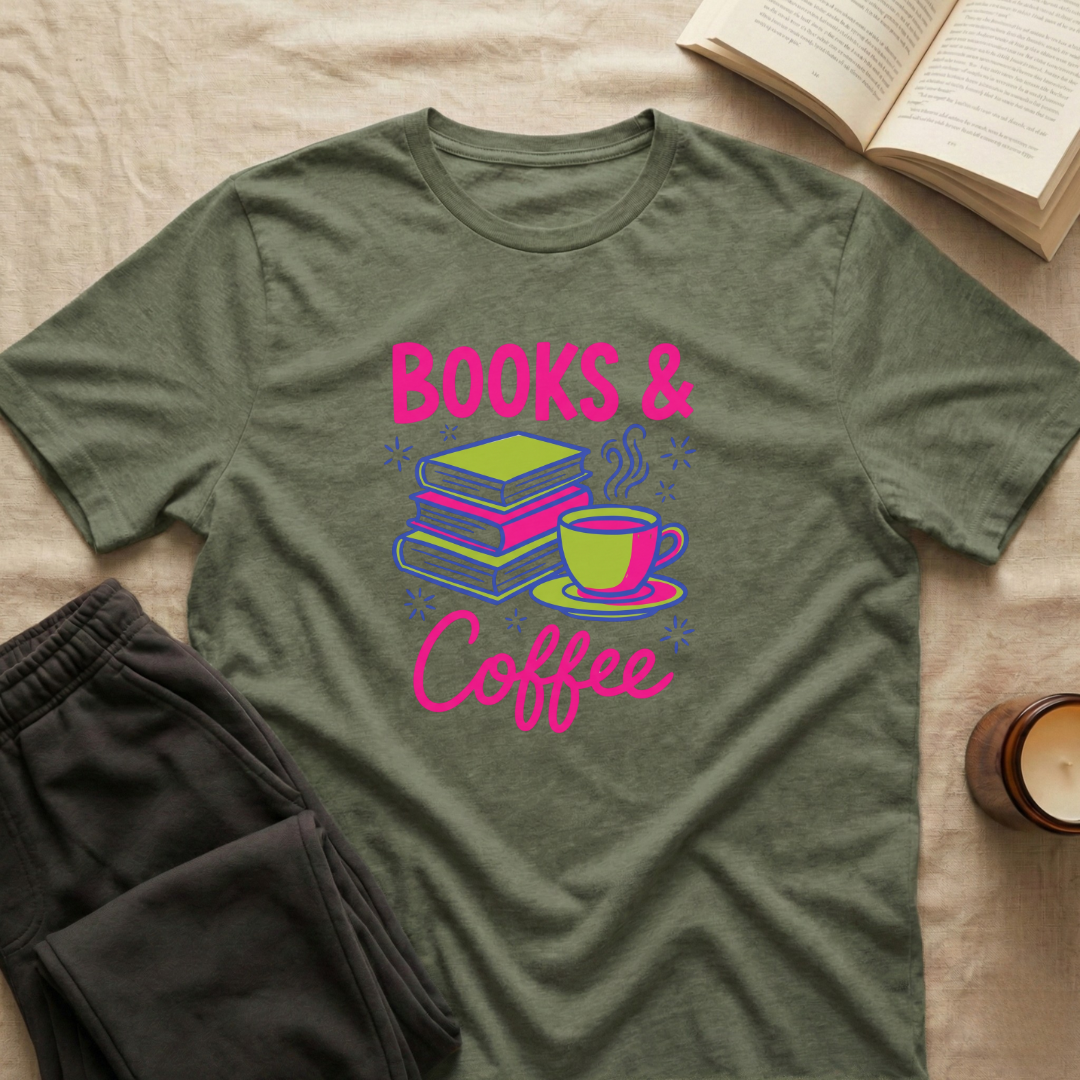 Books & Coffee T-Shirt