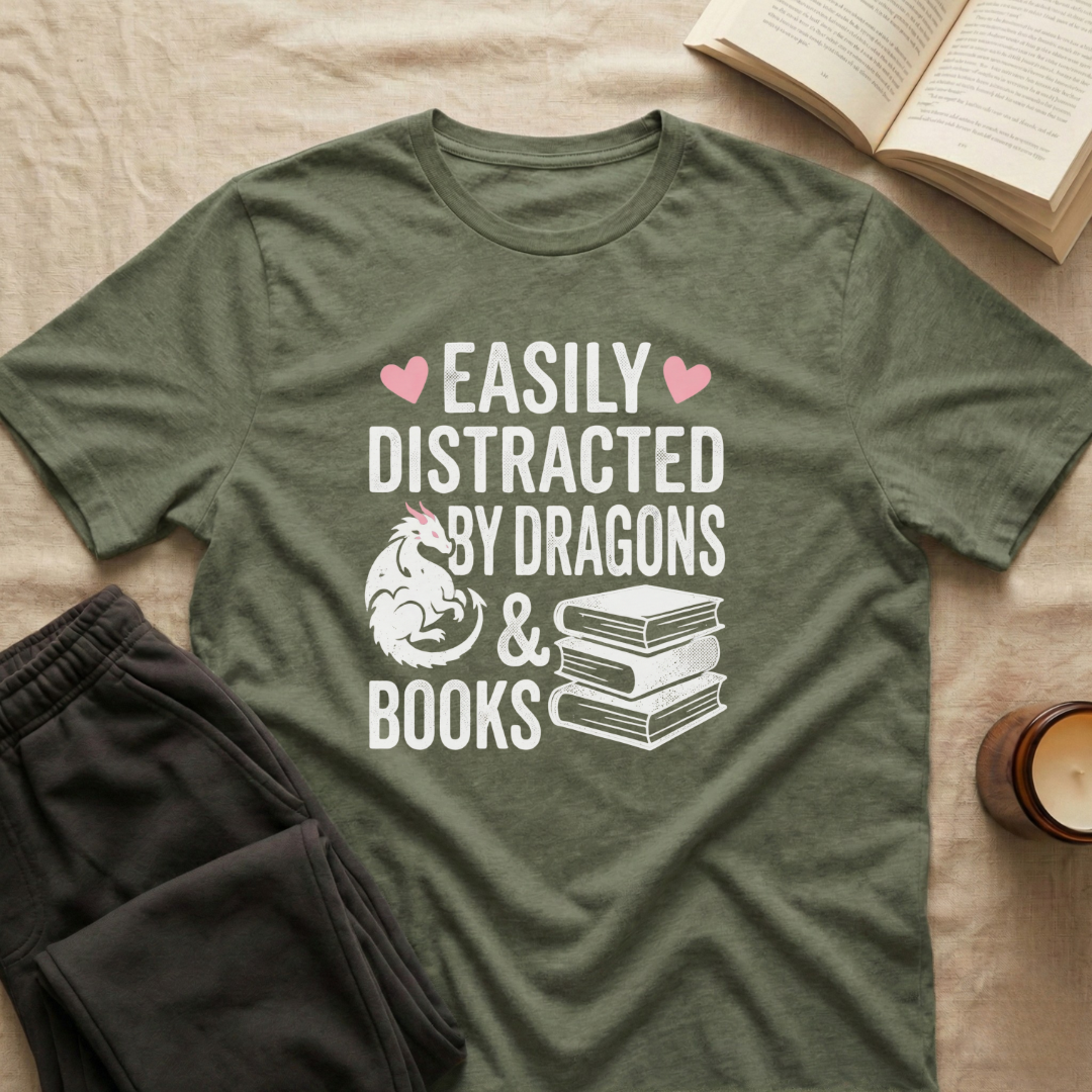 Easily Distracted By Dragons T-Shirt