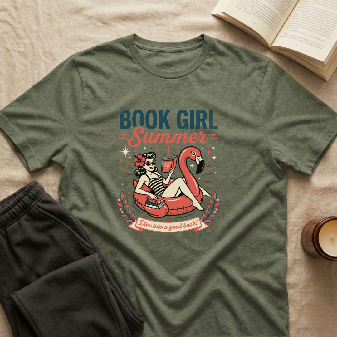 Book Girl Summer T-Shirt