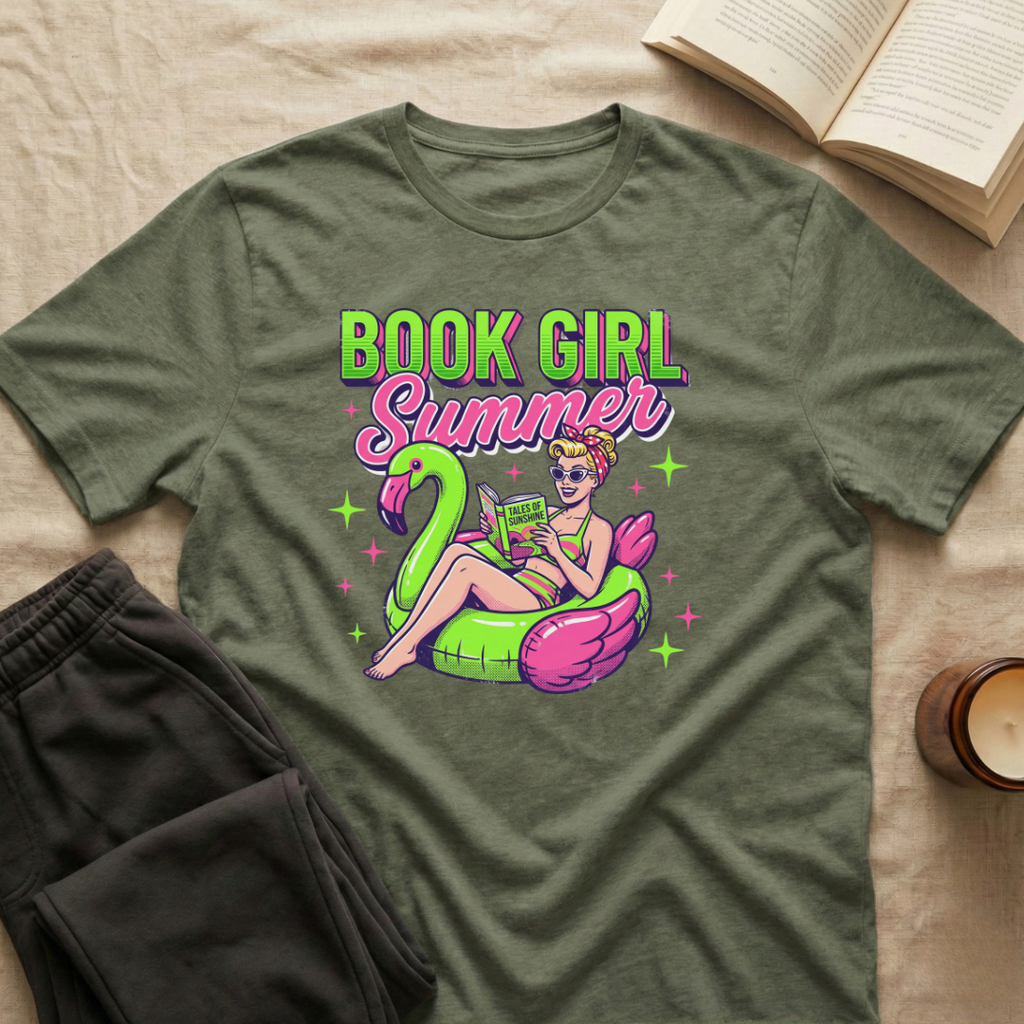 Book Girl Summer T-Shirt