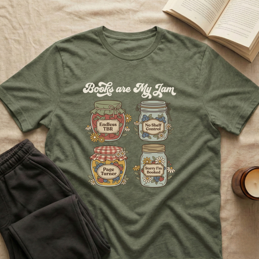 Books Are My Jam T-Shirt
