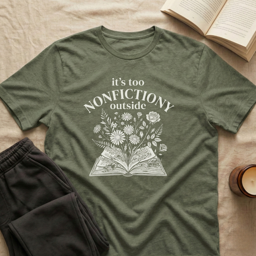 It's Too Nonfictiony Outside T-Shirt