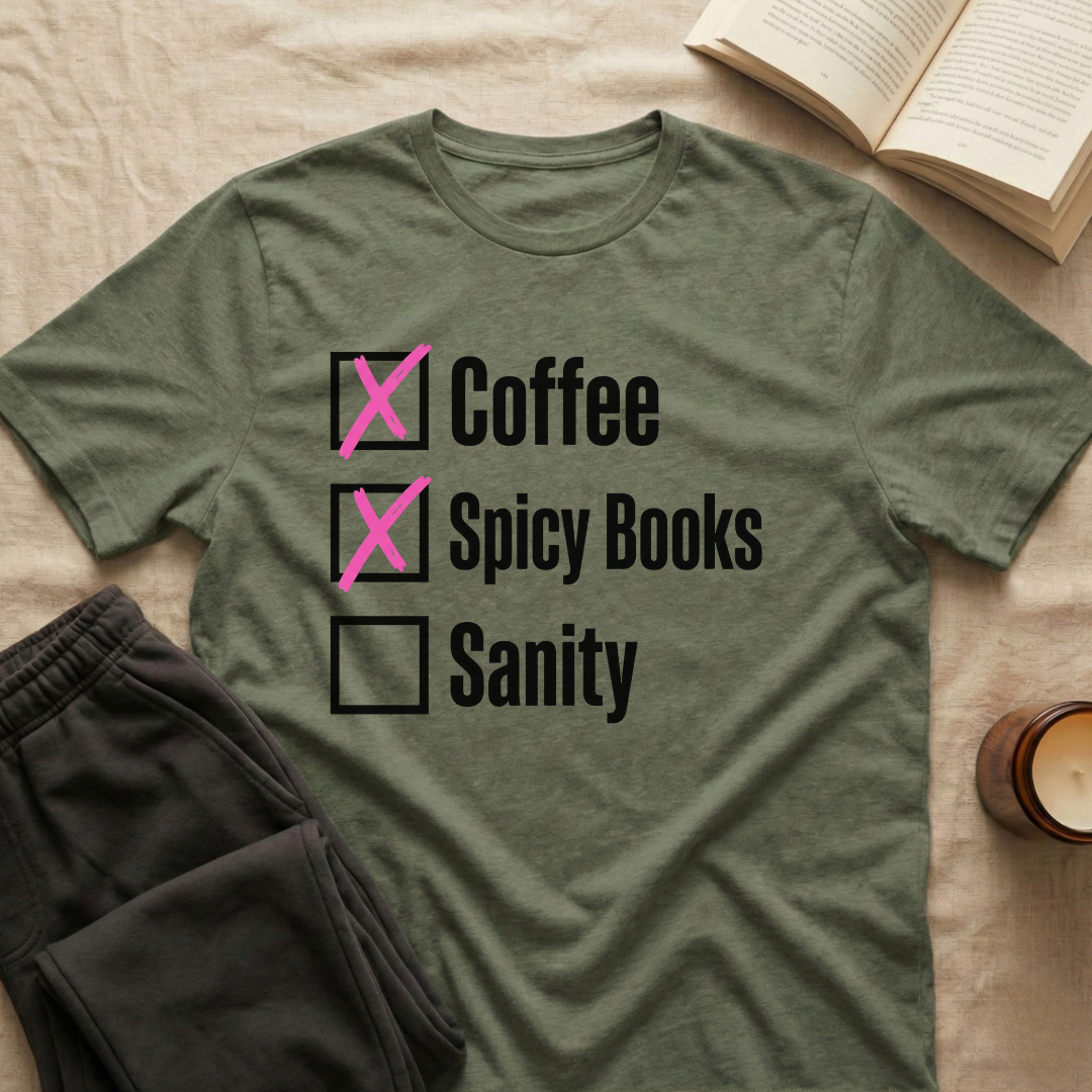 Coffee Spicy Books T-Shirt
