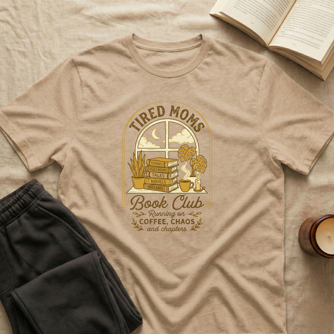 Tired Moms Book Club T-Shirt