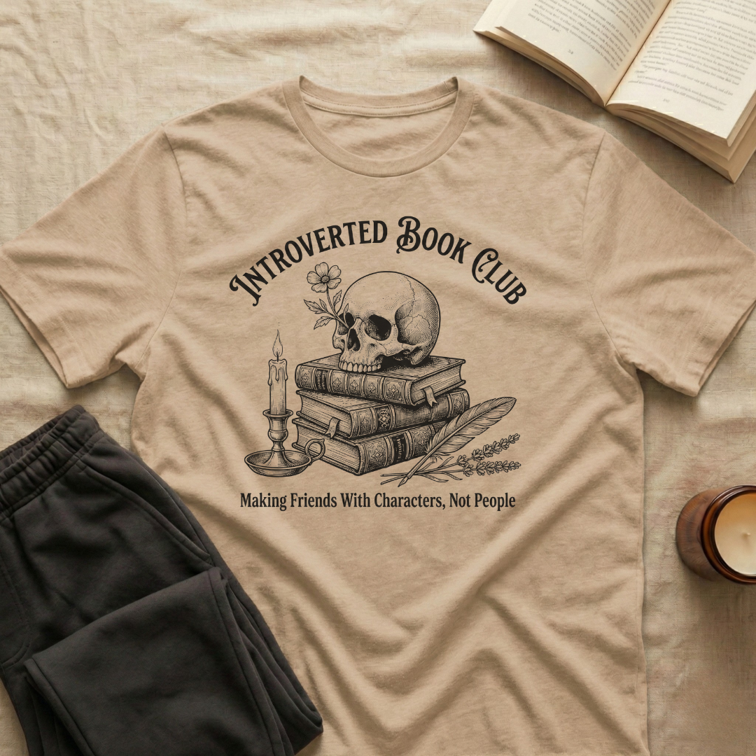 Introverted Book Club T-Shirt