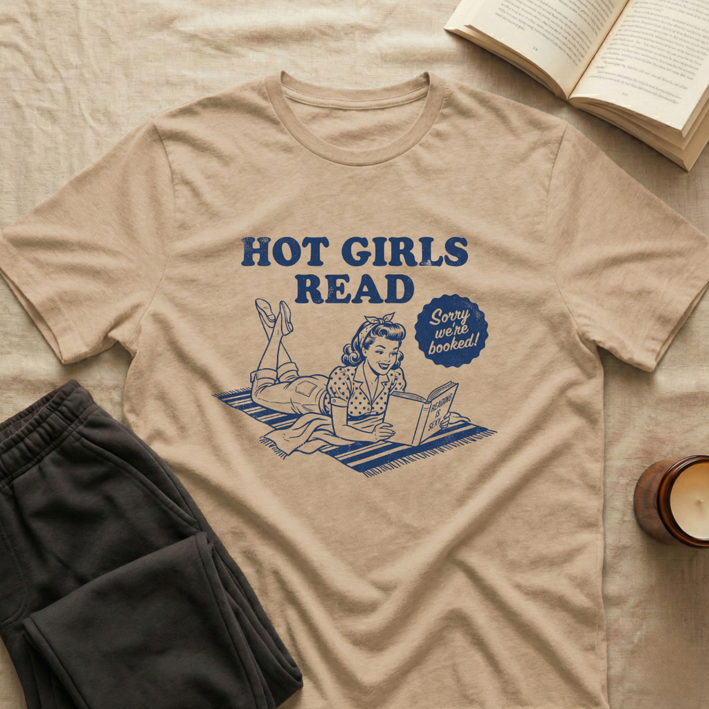 Hot Girls Read T-Shirt
