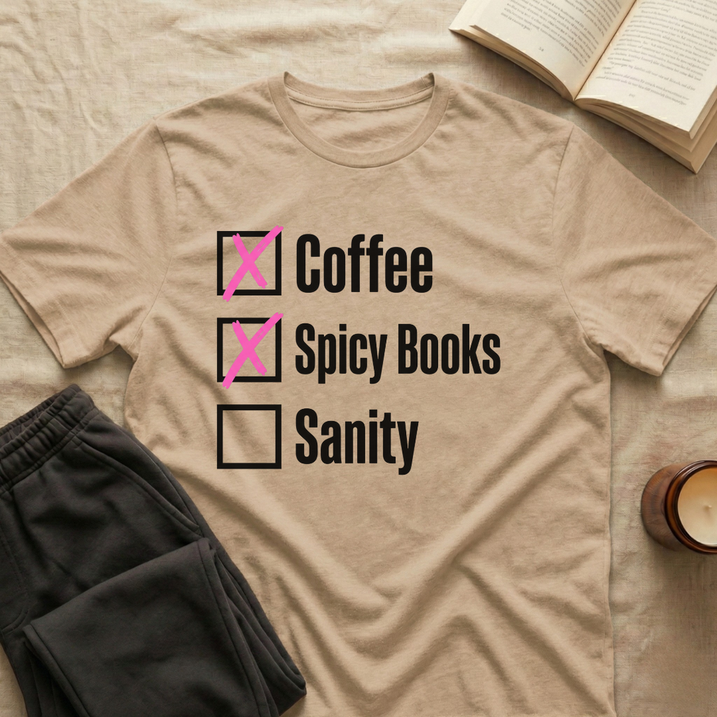 Coffee Spicy Books T-Shirt