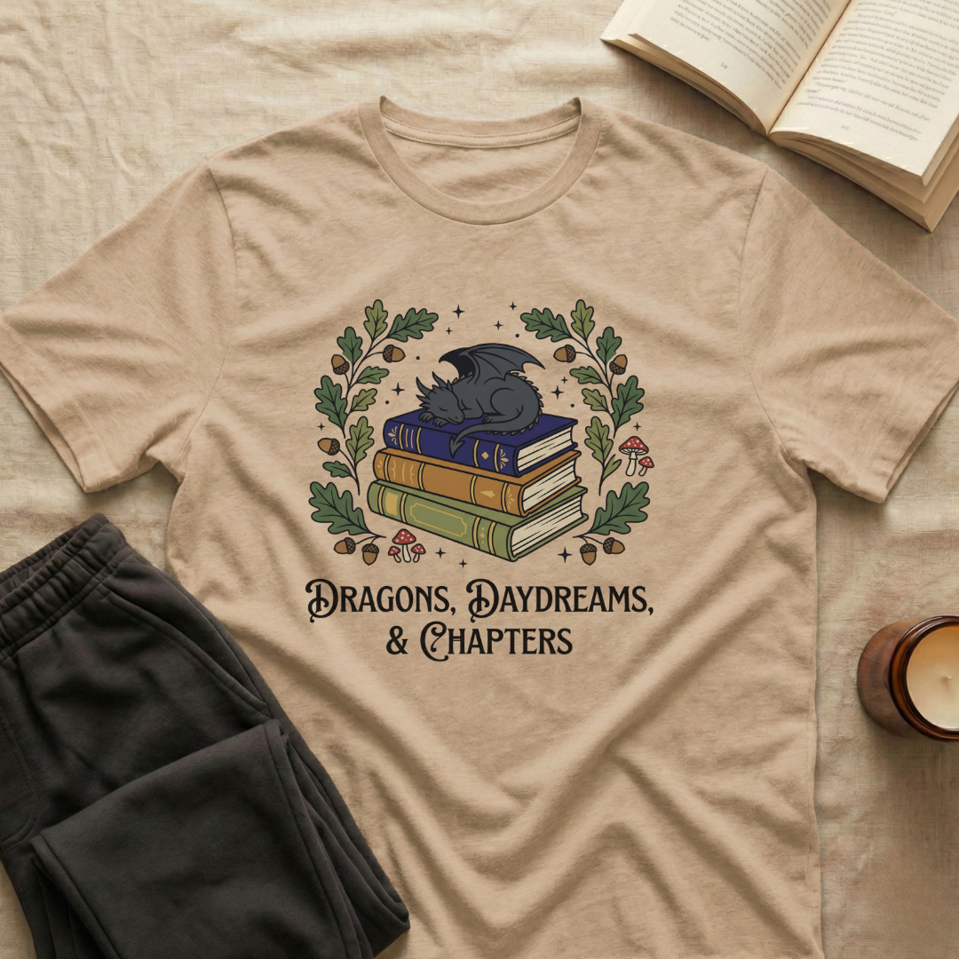 Dragons, Daydreams & Chapters T-Shirt