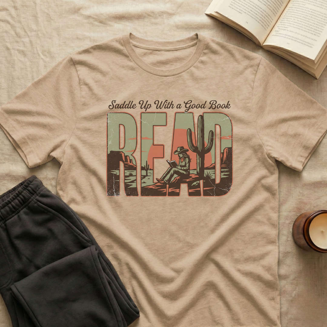 Saddle Up With A Good Book T-Shirt