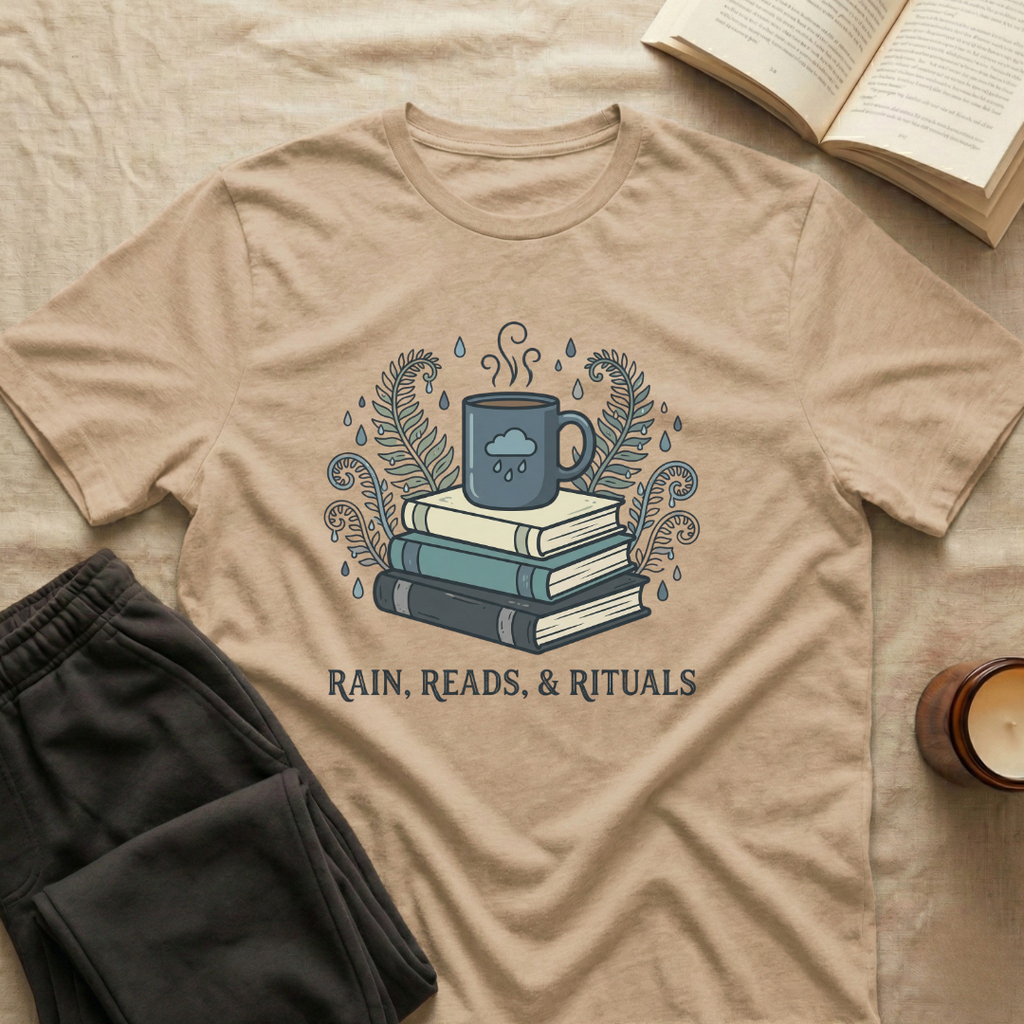 Rain, Reads & Rituals T-Shirt