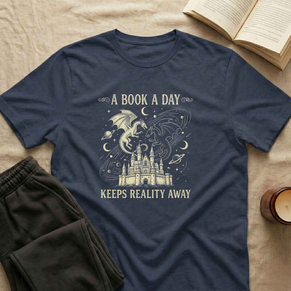 A Book A Day Keeps Reality Away T-Shirt