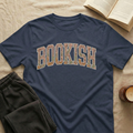 Bookish Floral T-Shirt in Navy