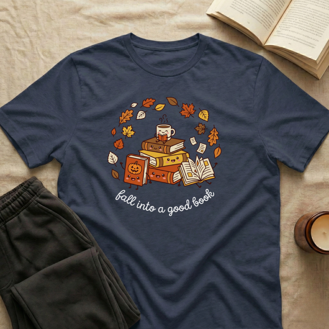 Fall Into A Good Book T-Shirt