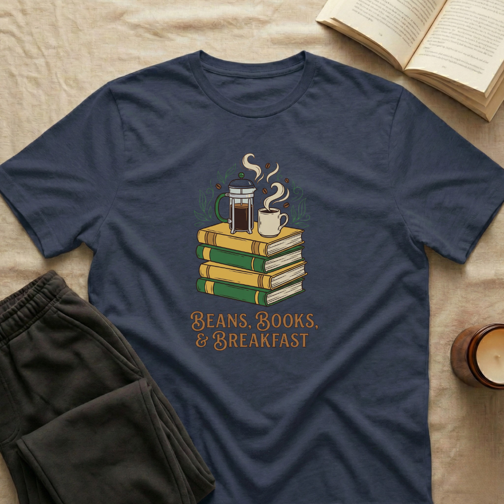 Beans, Books & Breakfast T-Shirt