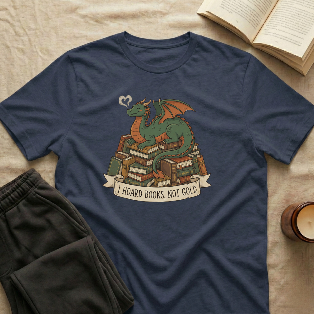 I Hoard Books Not Gold T-Shirt