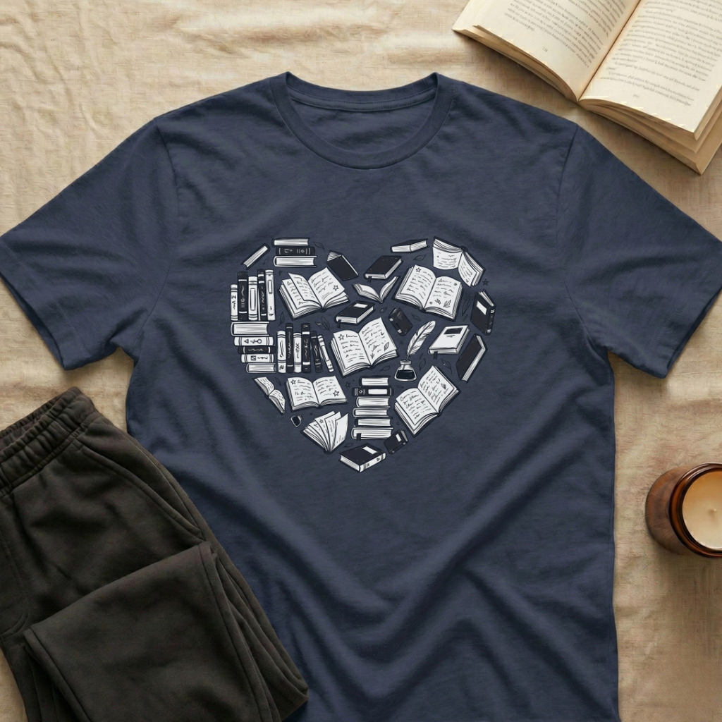 Bookish Heart T-Shirt