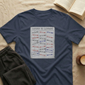 Return To Library T-Shirt in Navy