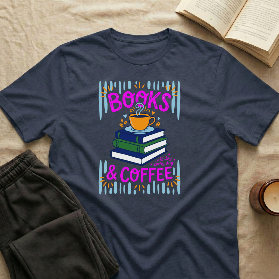 Books And Coffee T-Shirt