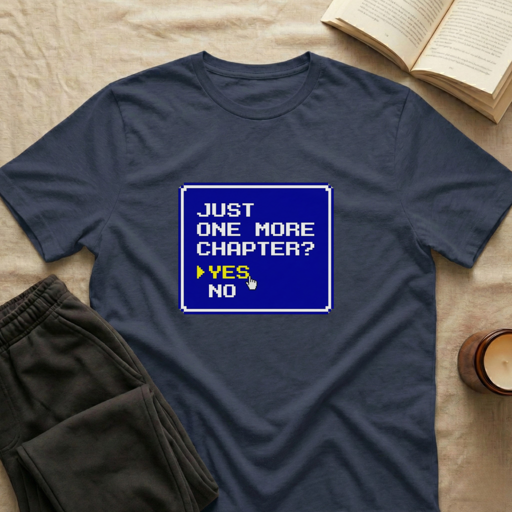 Just One More Chapter 8-Bit T-Shirt