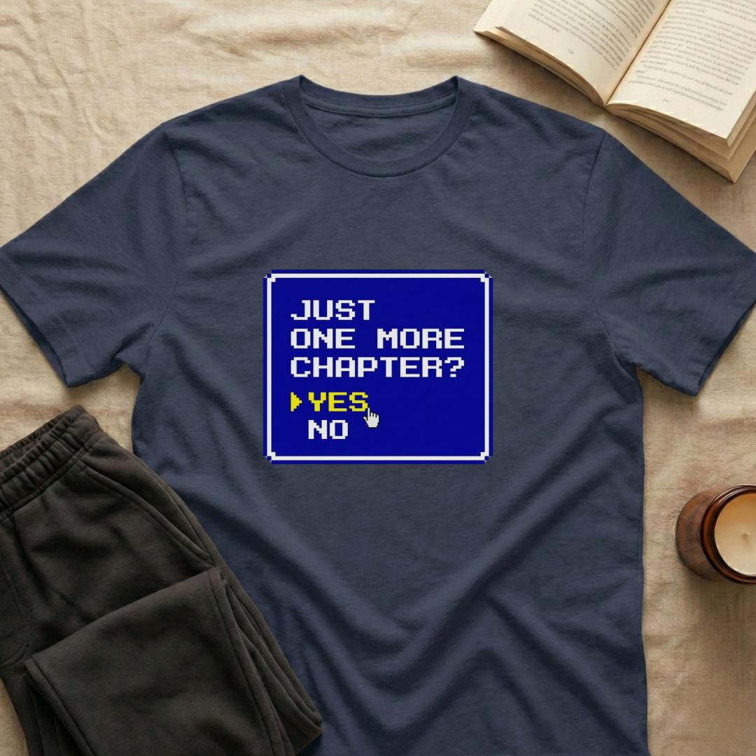 Just One More Chapter 8-Bit T-Shirt