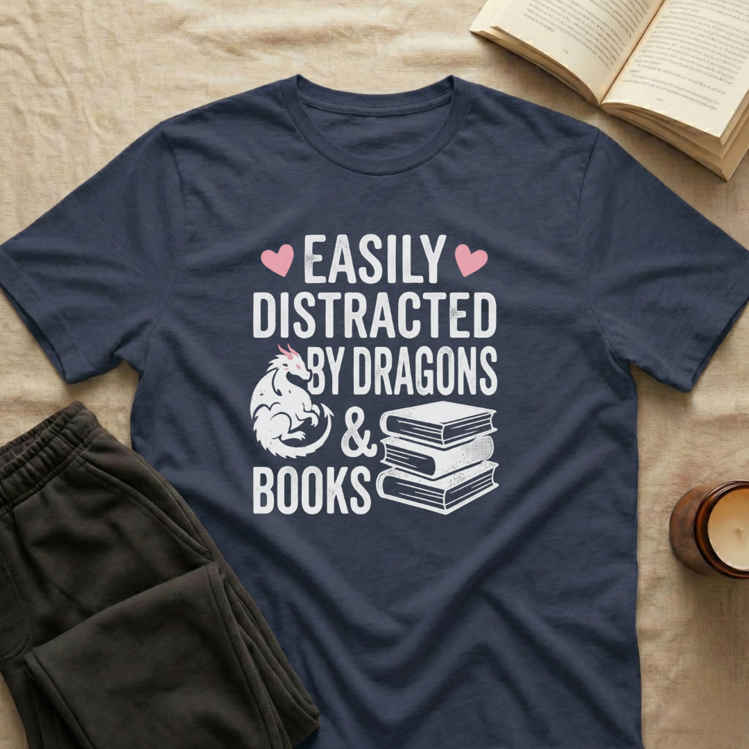 Easily Distracted By Dragons T-Shirt