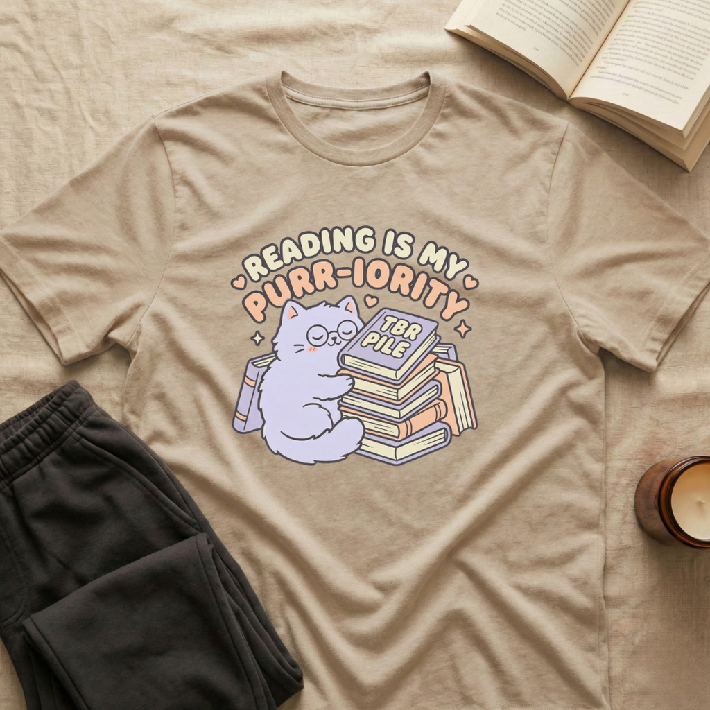 Reading Is My Purr-Iority T-Shirt