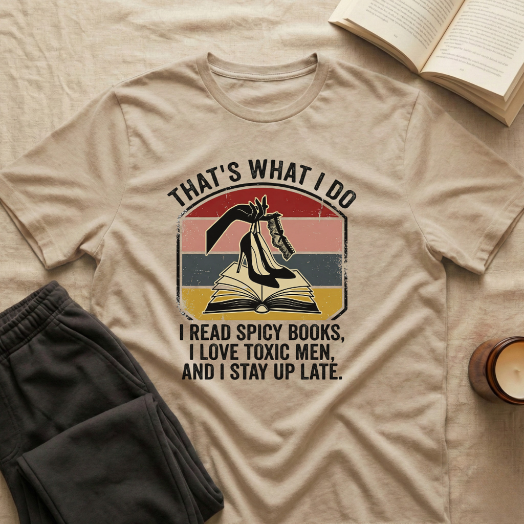 That's What I Do I Read Spicy Books T-Shirt