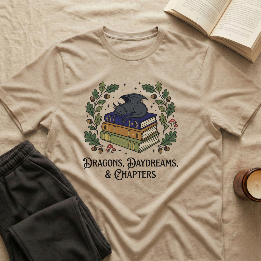 Dragons, Daydreams & Chapters T-Shirt