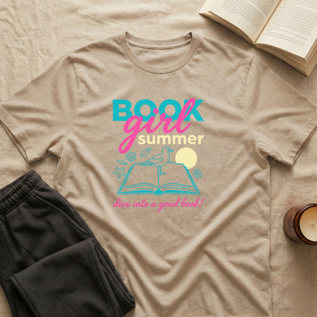 Book Girl Summer T-Shirt