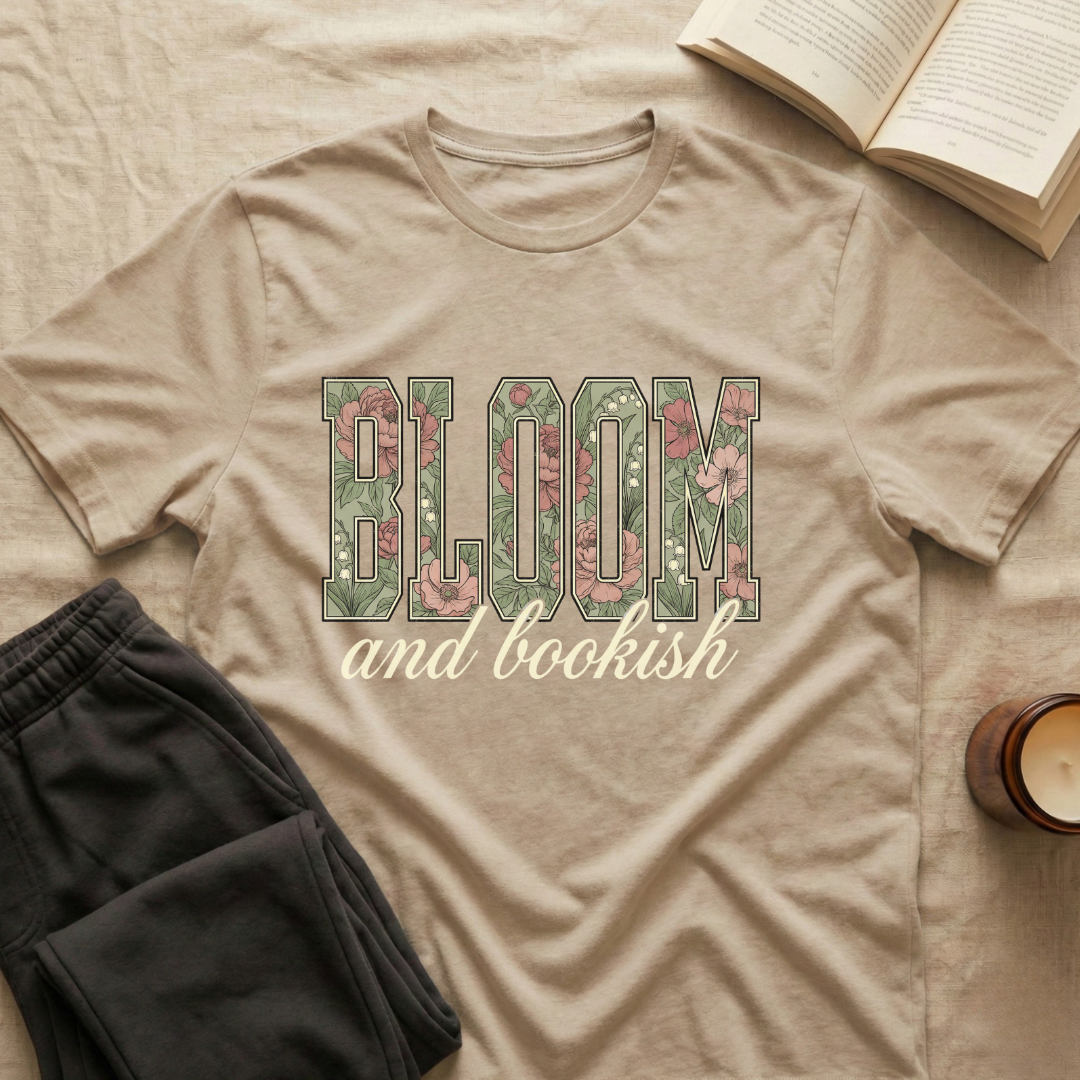 Bloom And Bookish T-Shirt