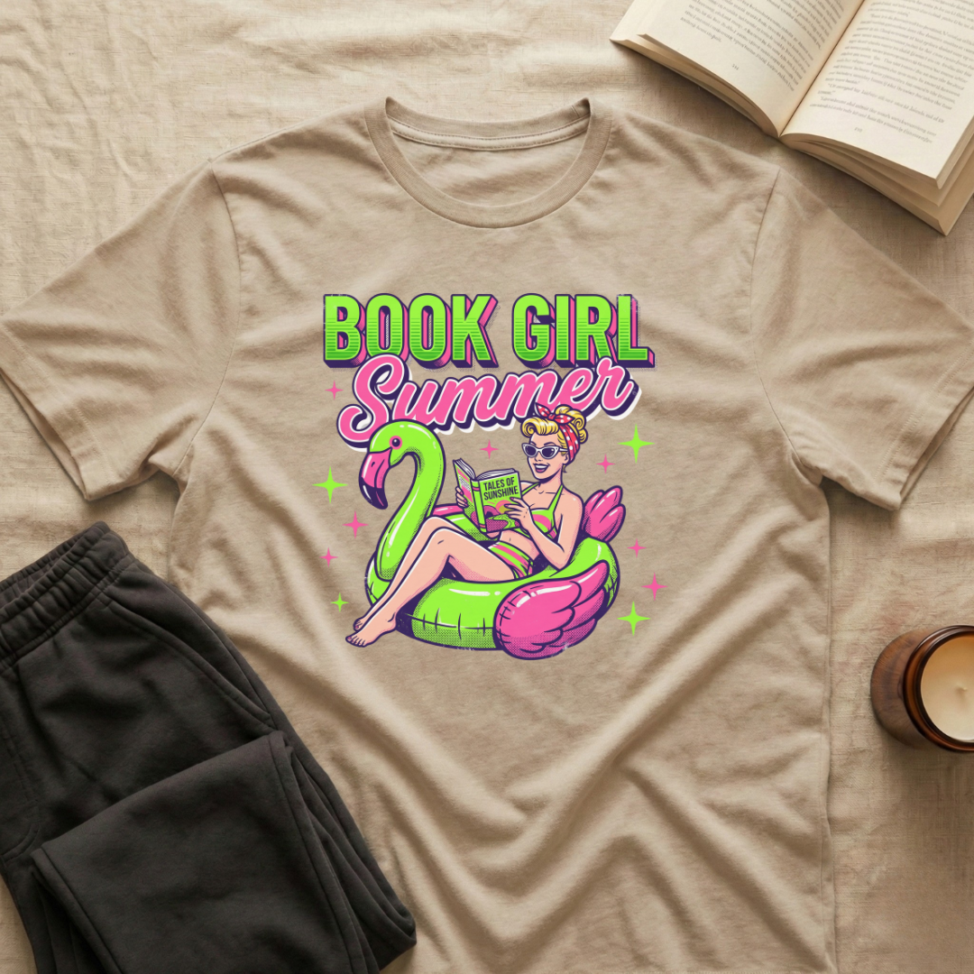 Book Girl Summer T-Shirt