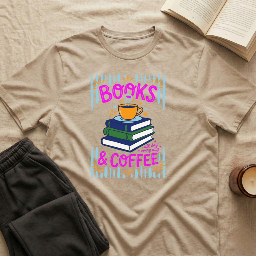 Books And Coffee T-Shirt