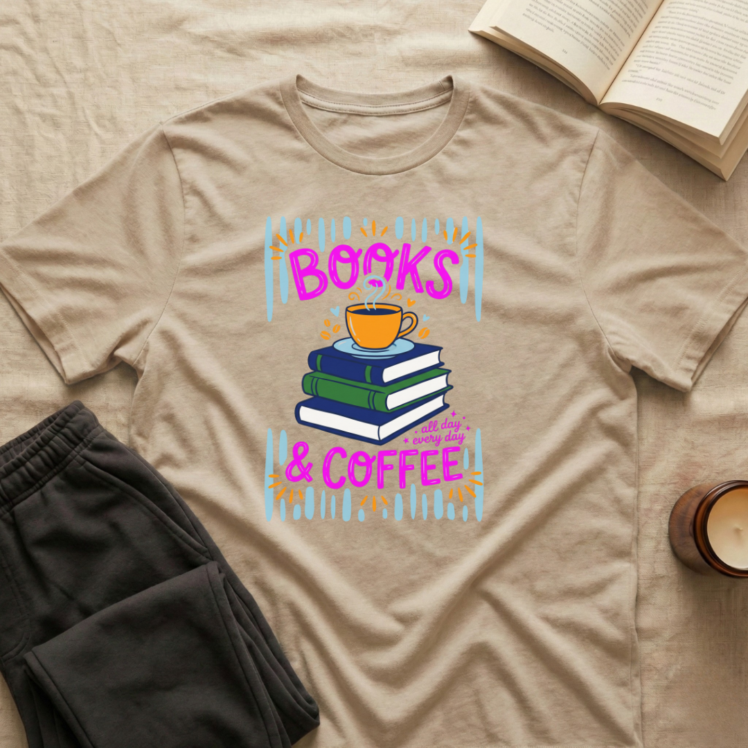 Books And Coffee T-Shirt