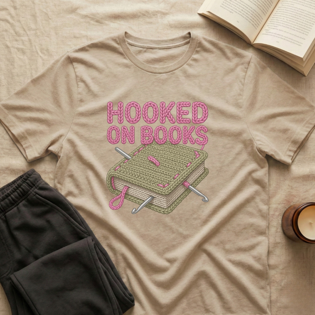 Hooked On Books T-Shirt