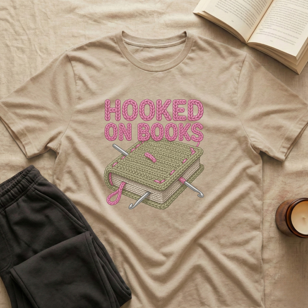 Hooked On Books T-Shirt