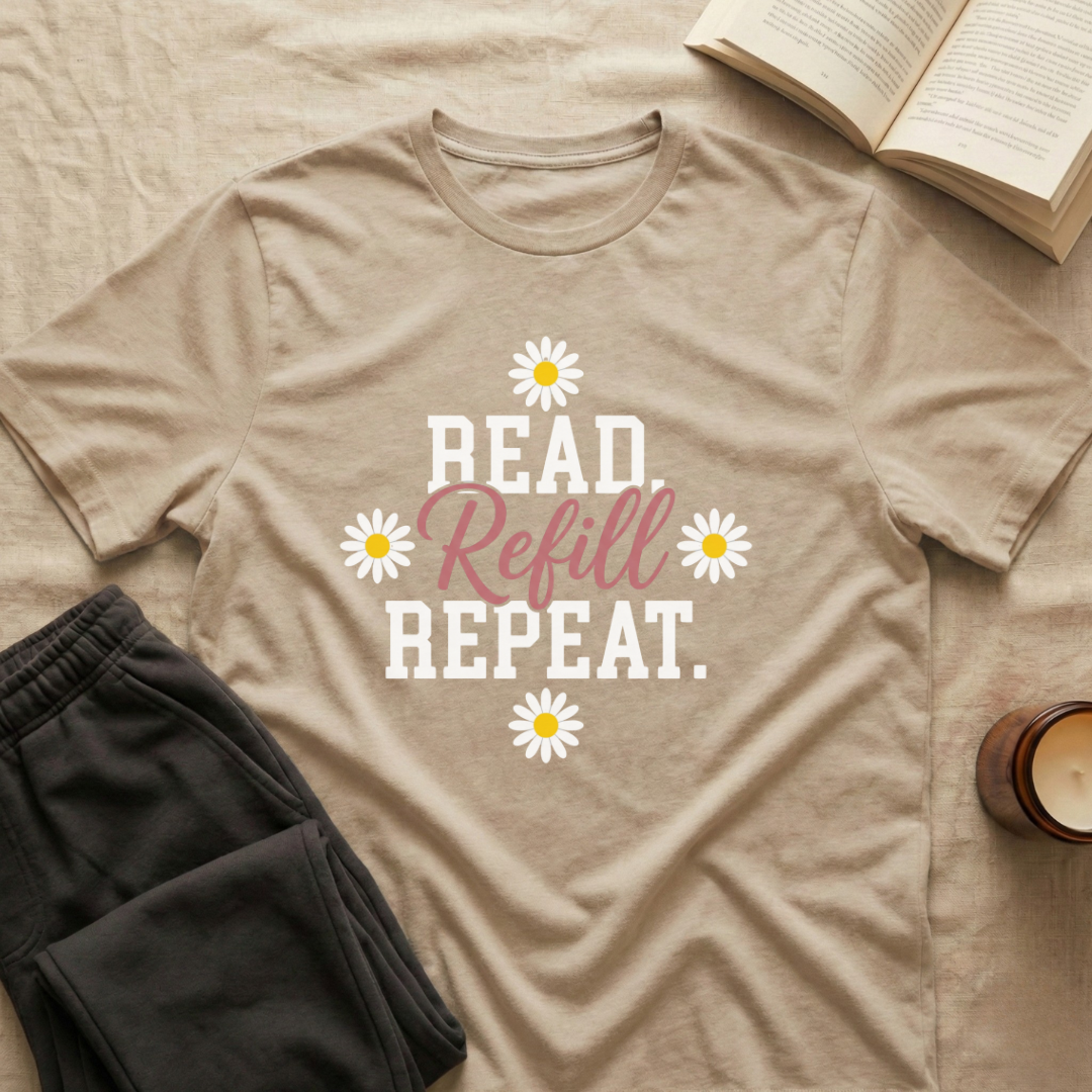 Read Refill Repeat T-Shirt