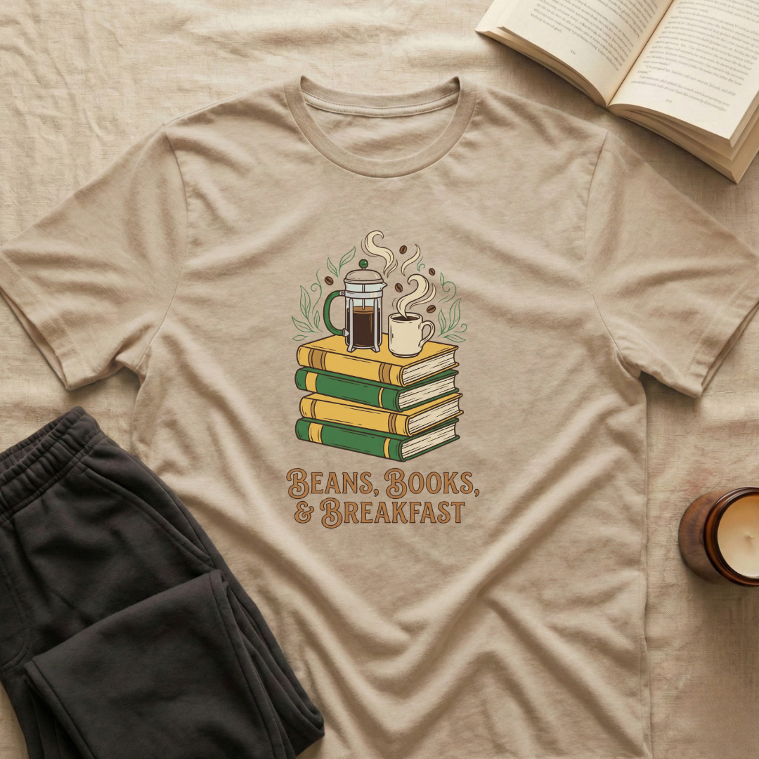 Beans, Books & Breakfast T-Shirt