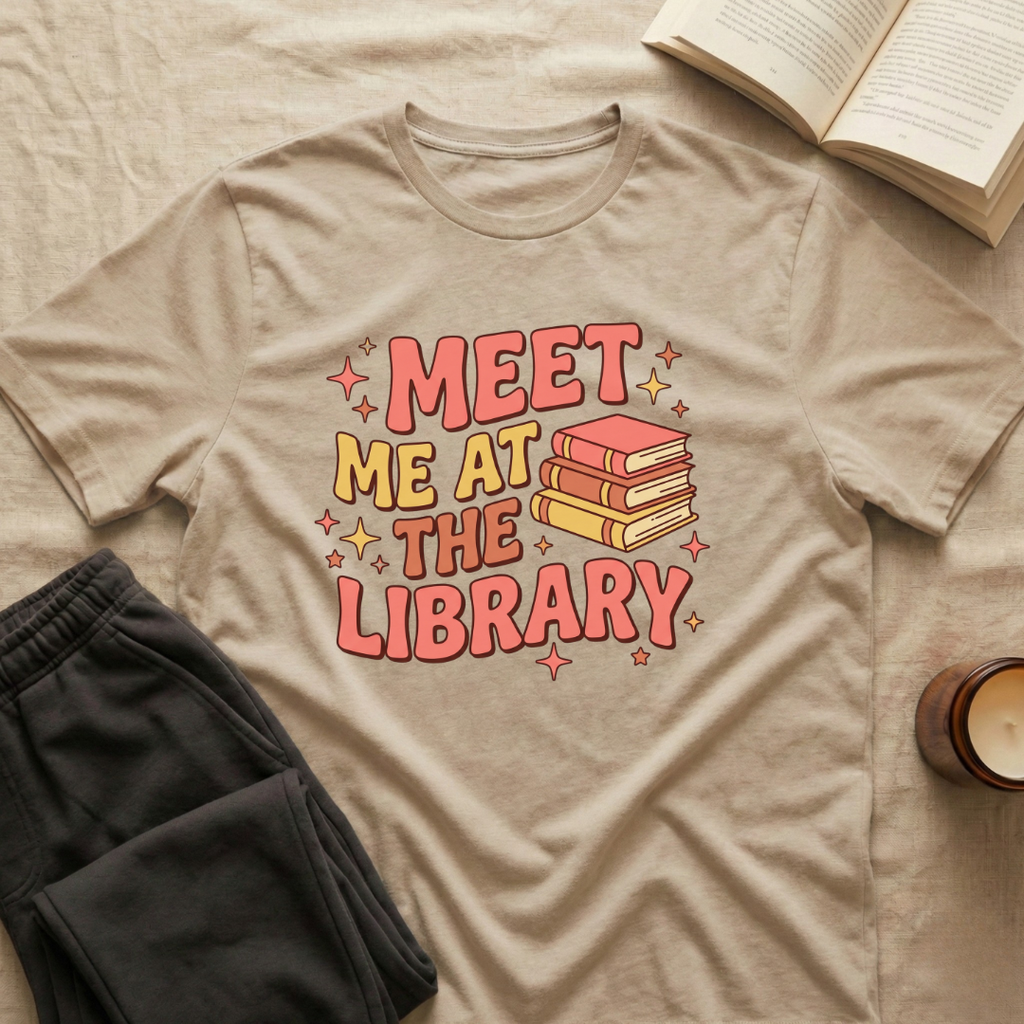 Meet Me At The Library T-Shirt