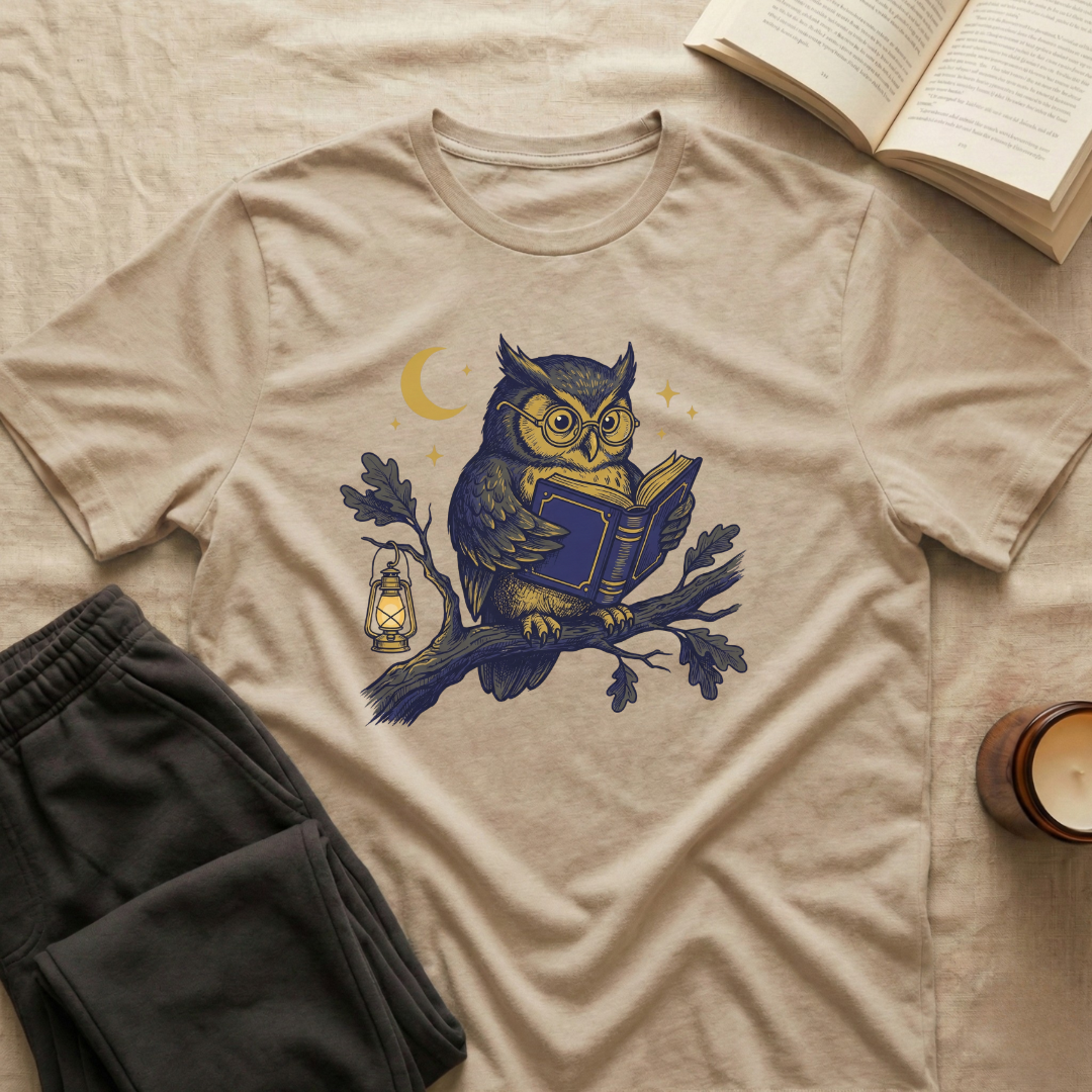 Night Owl Reader T-Shirt
