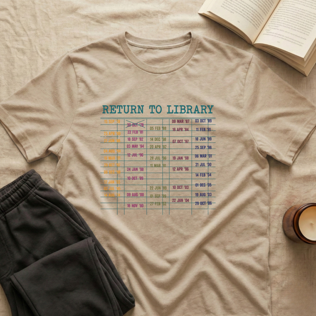 Return Library Card T-Shirt