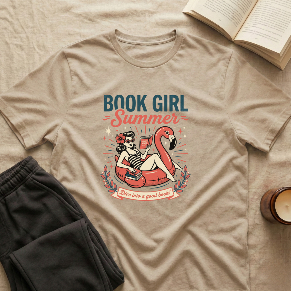 Book Girl Summer T-Shirt