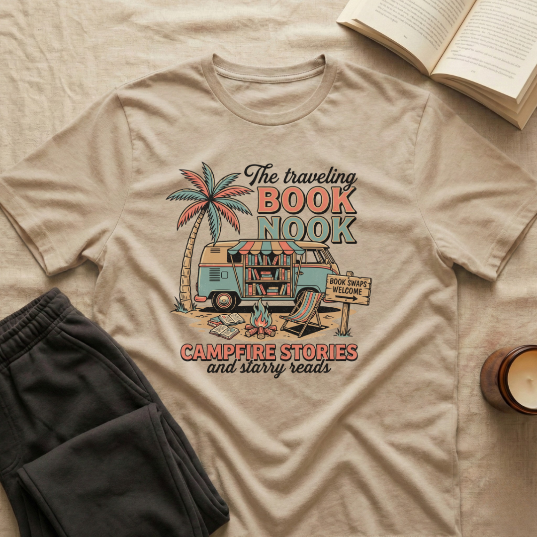 The Traveling Book Nook T-Shirt
