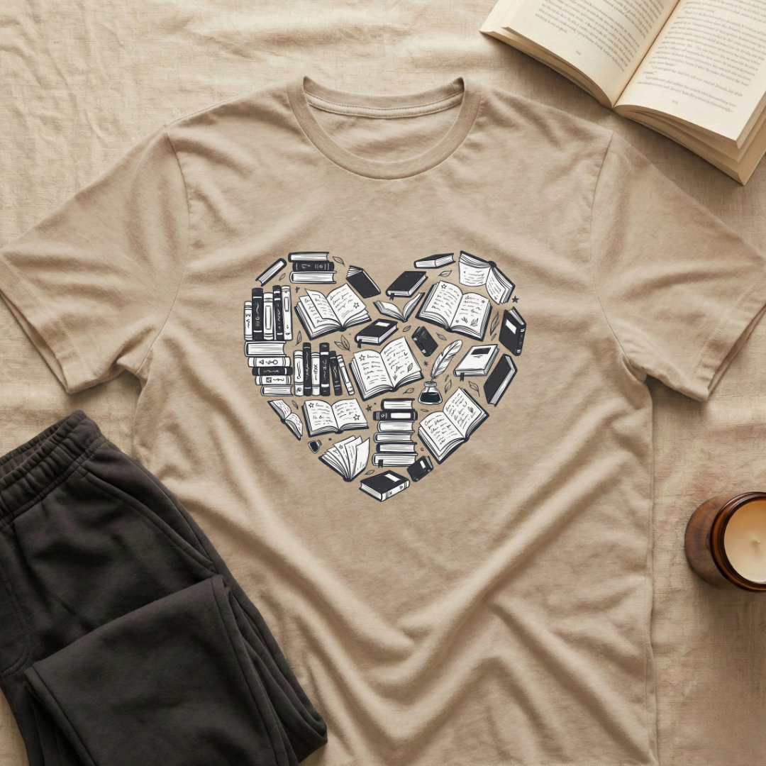 Bookish Heart T-Shirt