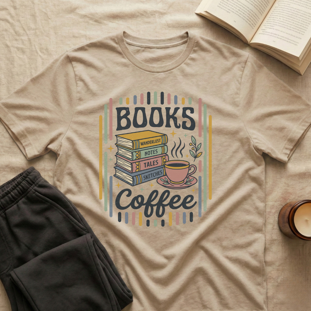 Books And Coffee T-Shirt