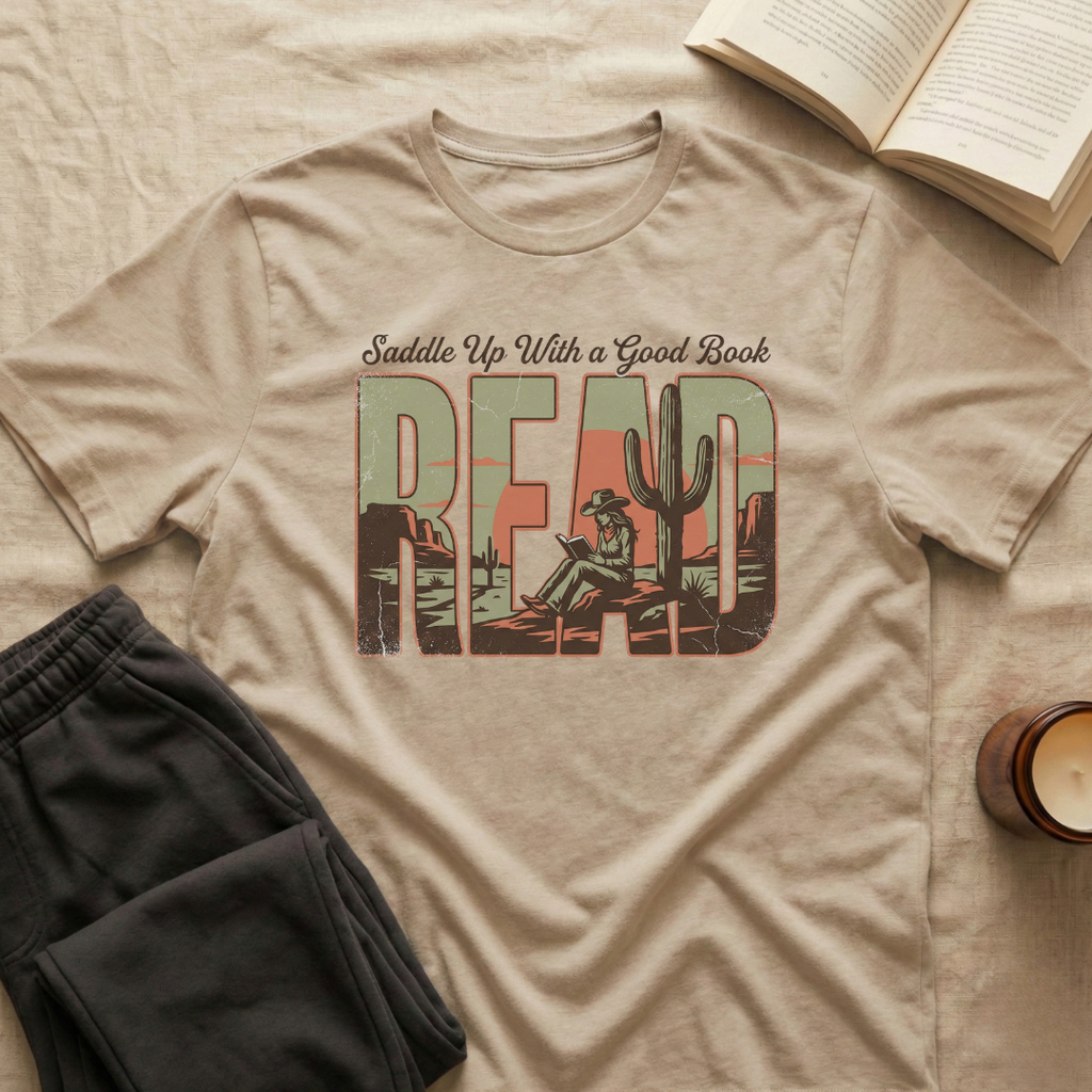 Saddle Up With A Good Book T-Shirt