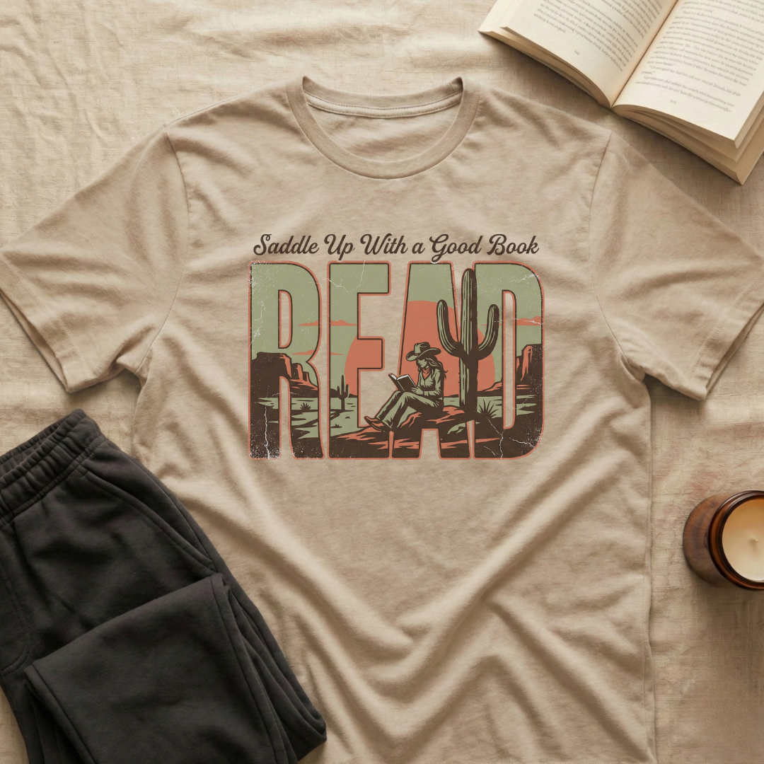 Saddle Up With A Good Book T-Shirt