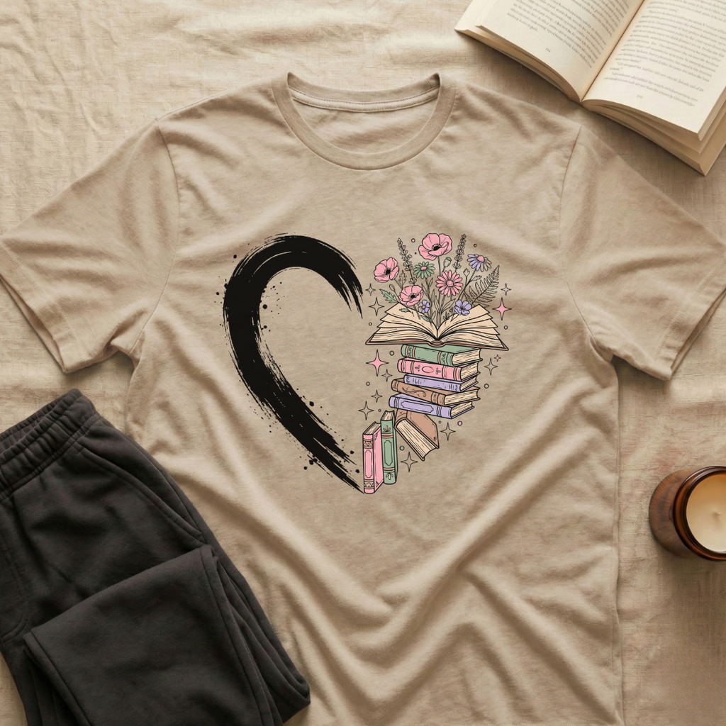 Half Heart Books T-Shirt