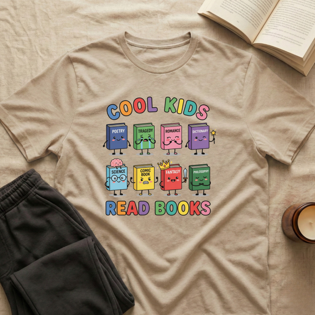 Cool Kids Read Books T-Shirt